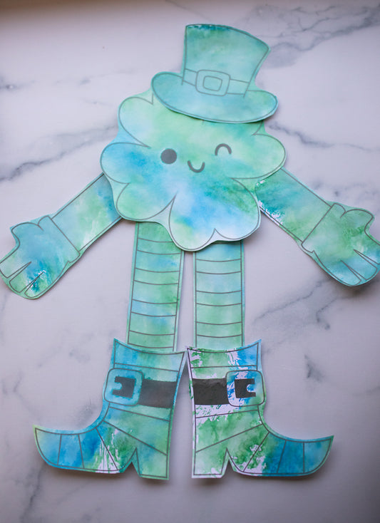 Shamrock Friends No Prep Spring Craft