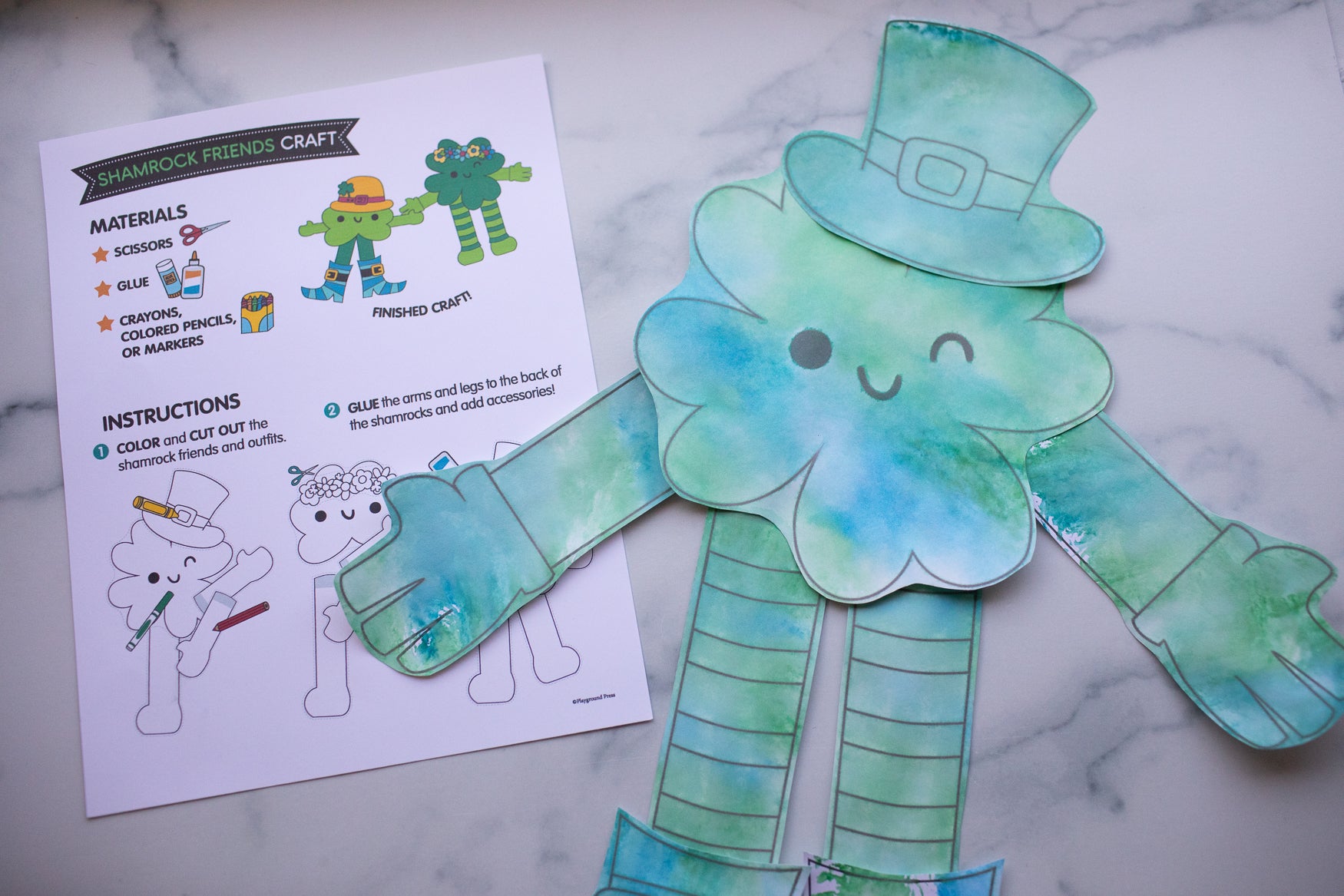 March No Prep Crafts Bundle