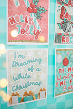 Mini Classroom Posters | Holiday Fa La La | Christmas | Printable Classroom Decor | Schoolgirl Style