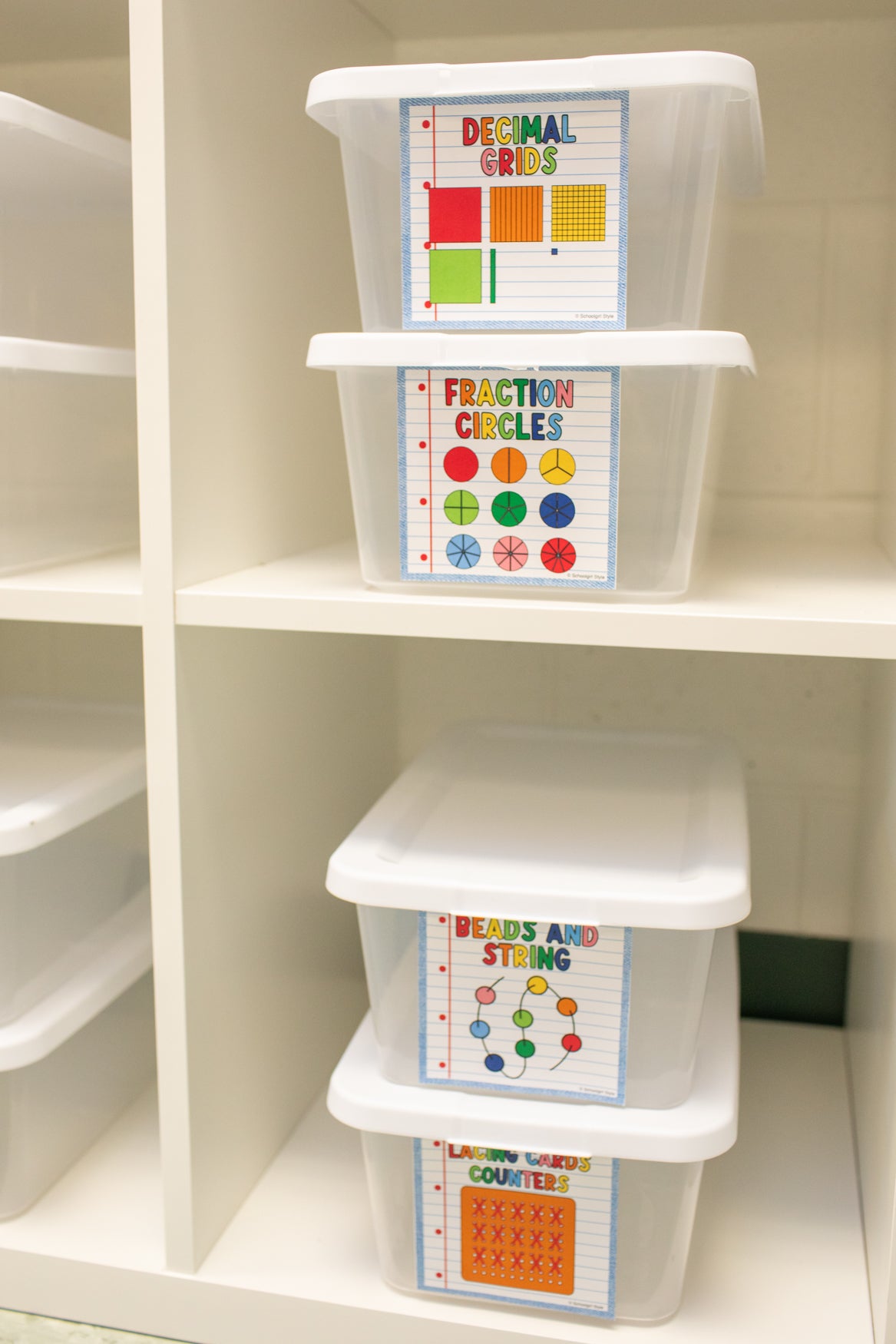 Printable Supply Labels | 90s Teacher