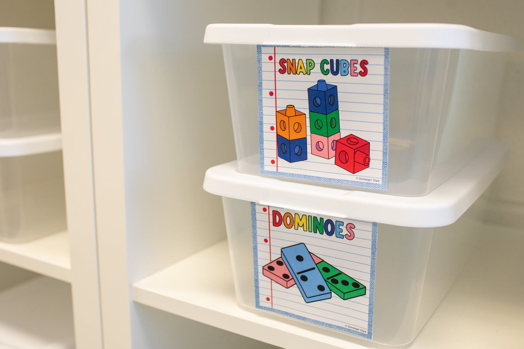 Printable Supply Labels | 90s Teacher
