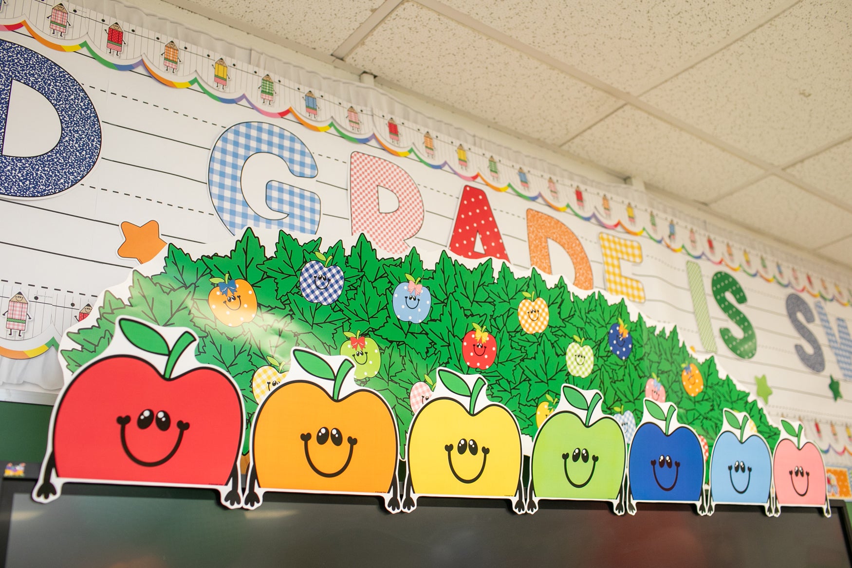 Printable Retro Apple Topper Cutouts | 90s Teacher