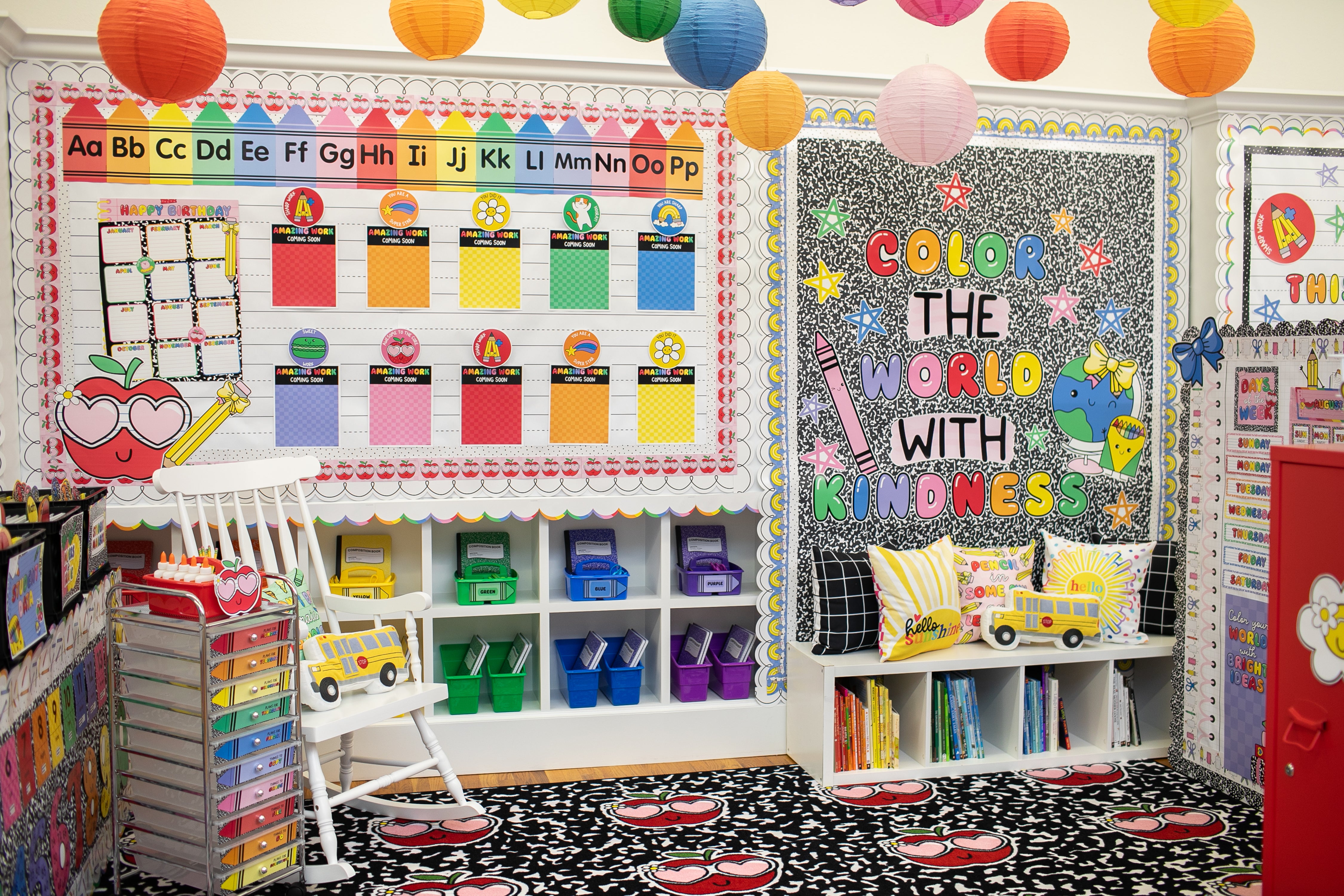 Schoolgirl Style Classroom Decor
