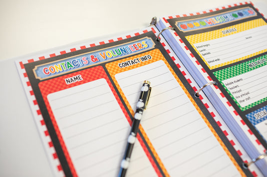 Printable Retro Editable Teacher Forms | 90s Teacher
