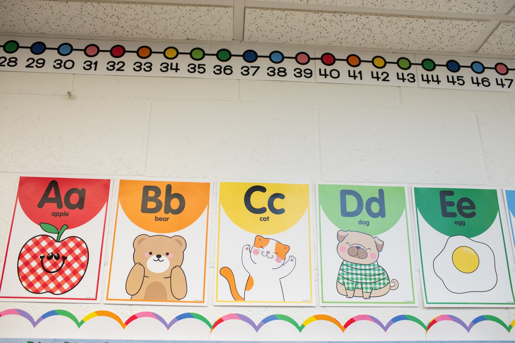 Printable Retro Number Line 0-135 | 90s Teacher