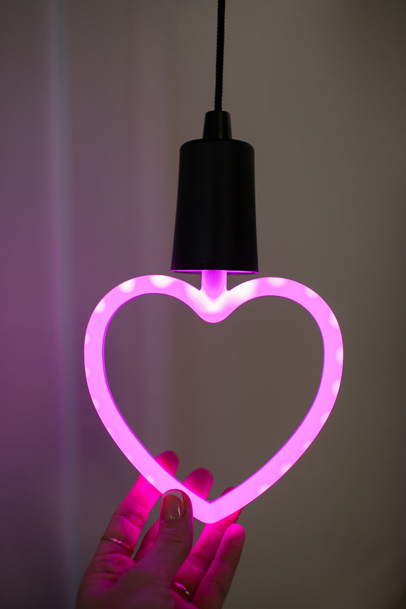Neon Vibe Heart Light | Valentine's Day Decor | Schoolgirl Style