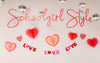 Love Felt Garland | Valentines Decor | Schoolgirl Style