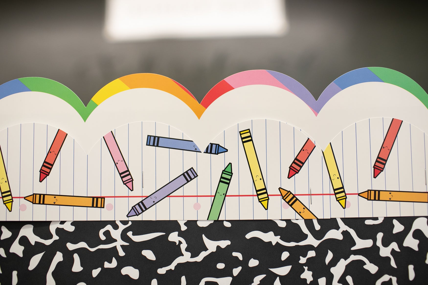 Oh Happy Day Bright Rainbow Bulletin Board Border | School Days