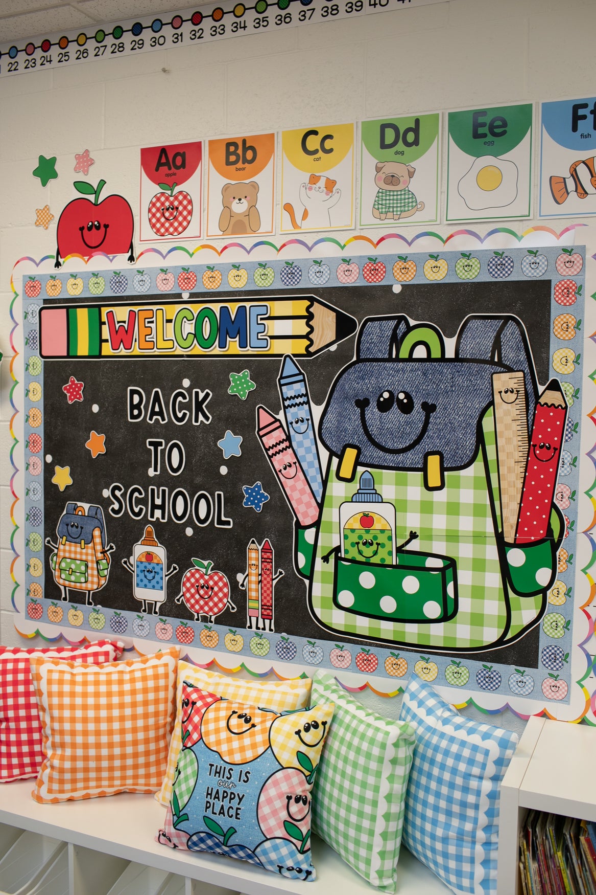 Welcome Back To School Retro Bulletin Board Set | 90s Teacher
