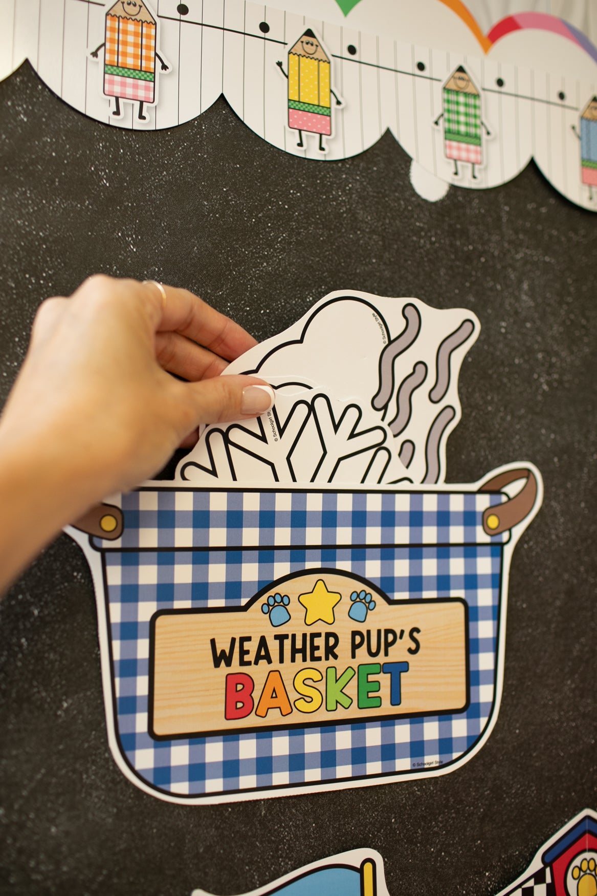 Printable Weather Pups Clubhouse Chart Bulletin Board Set | 90s Teacher