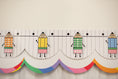 Load image into Gallery viewer, Printable Retro Pencil Pals Border | 90s Teacher
