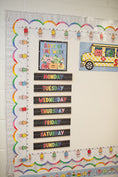 Load image into Gallery viewer, Printable Retro Pocket Chart Calendar | 90s Teacher
