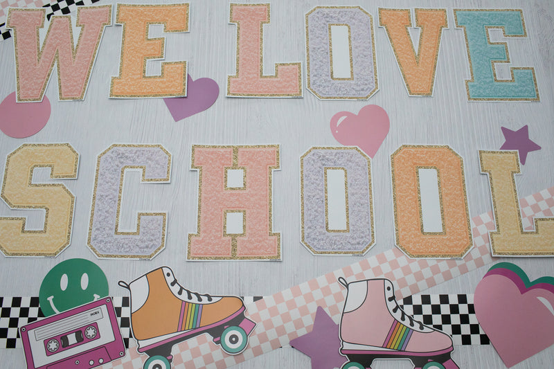 Groovy Paper Confetti | Retro Cutouts | Schoolgirl Style