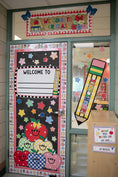 Load image into Gallery viewer, Printable Retro Welcome Door Decor | 90s Teacher
