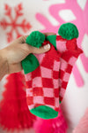 Holiday Cheer Plush Socks │ Christmas| Clothing │ Schoolgirl Style