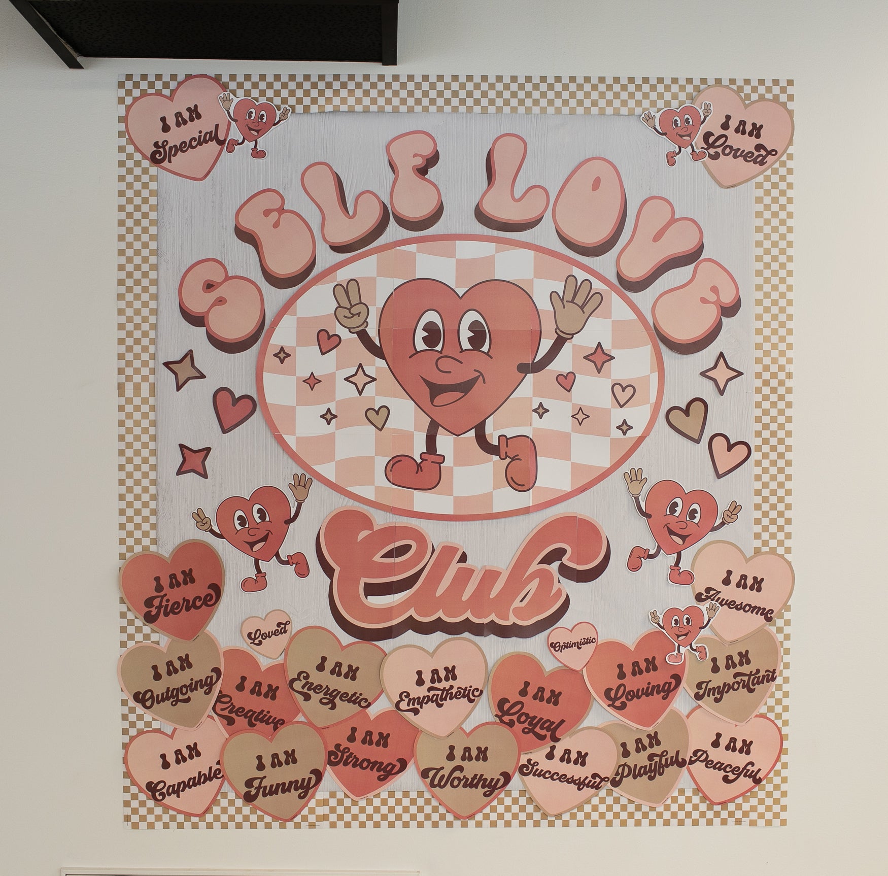 Self Love Club Bulletin Board & Door Decor