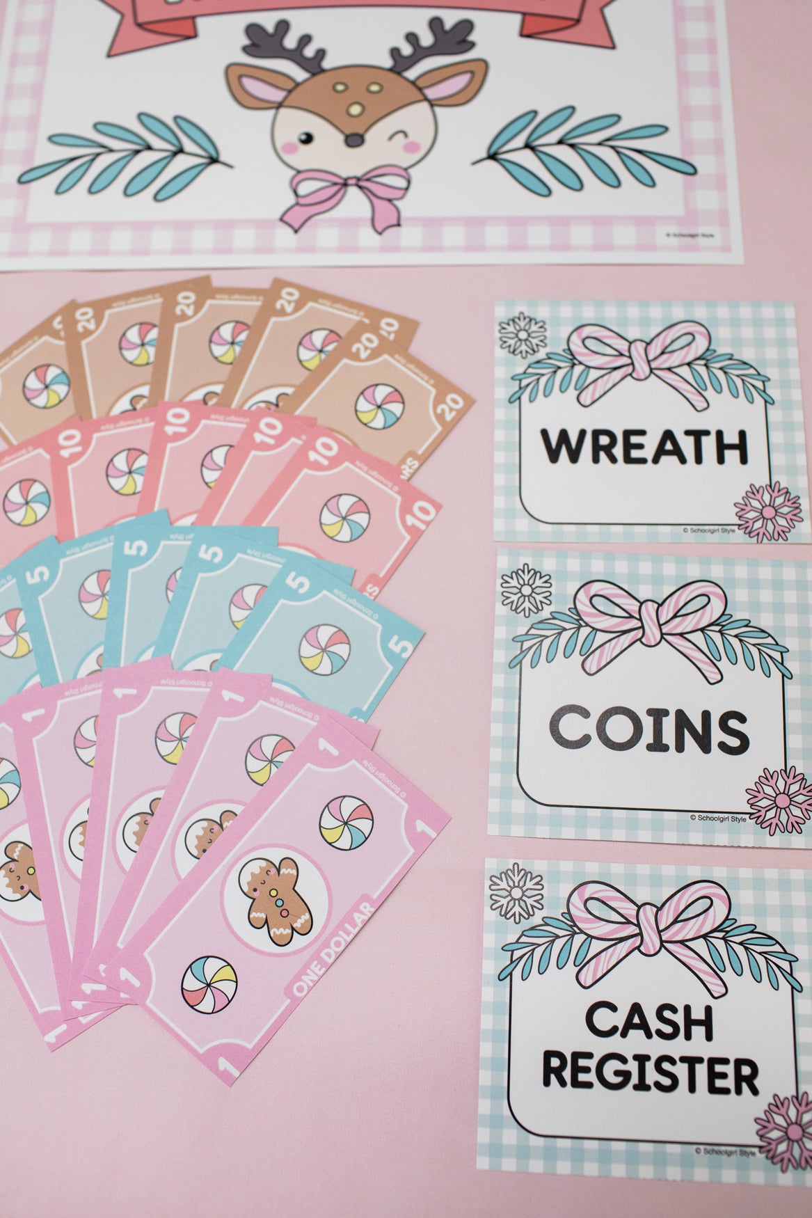 Printable December Dramatic Play Holiday Market and Tree Farm