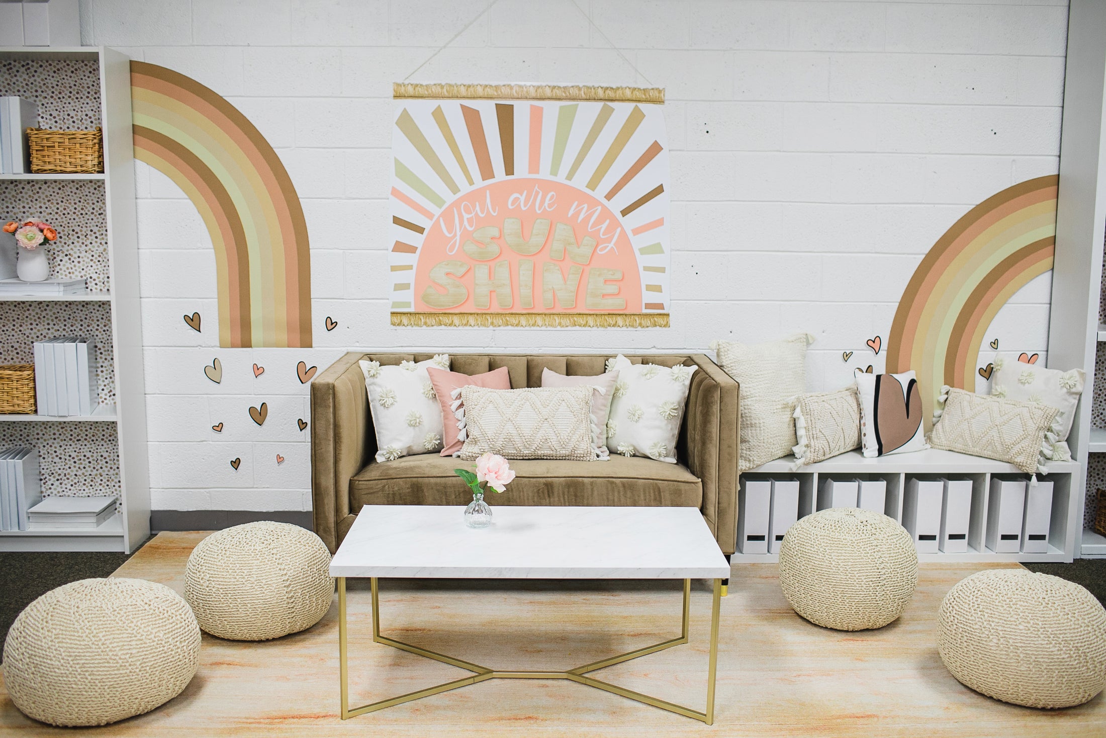 Boho Rainbow Classroom Decor | Middle School & High School Ultimate Bundle