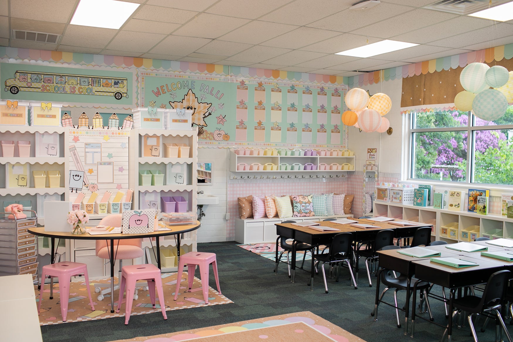 A Year In Pastel Full Printable Classroom Decor Bundle