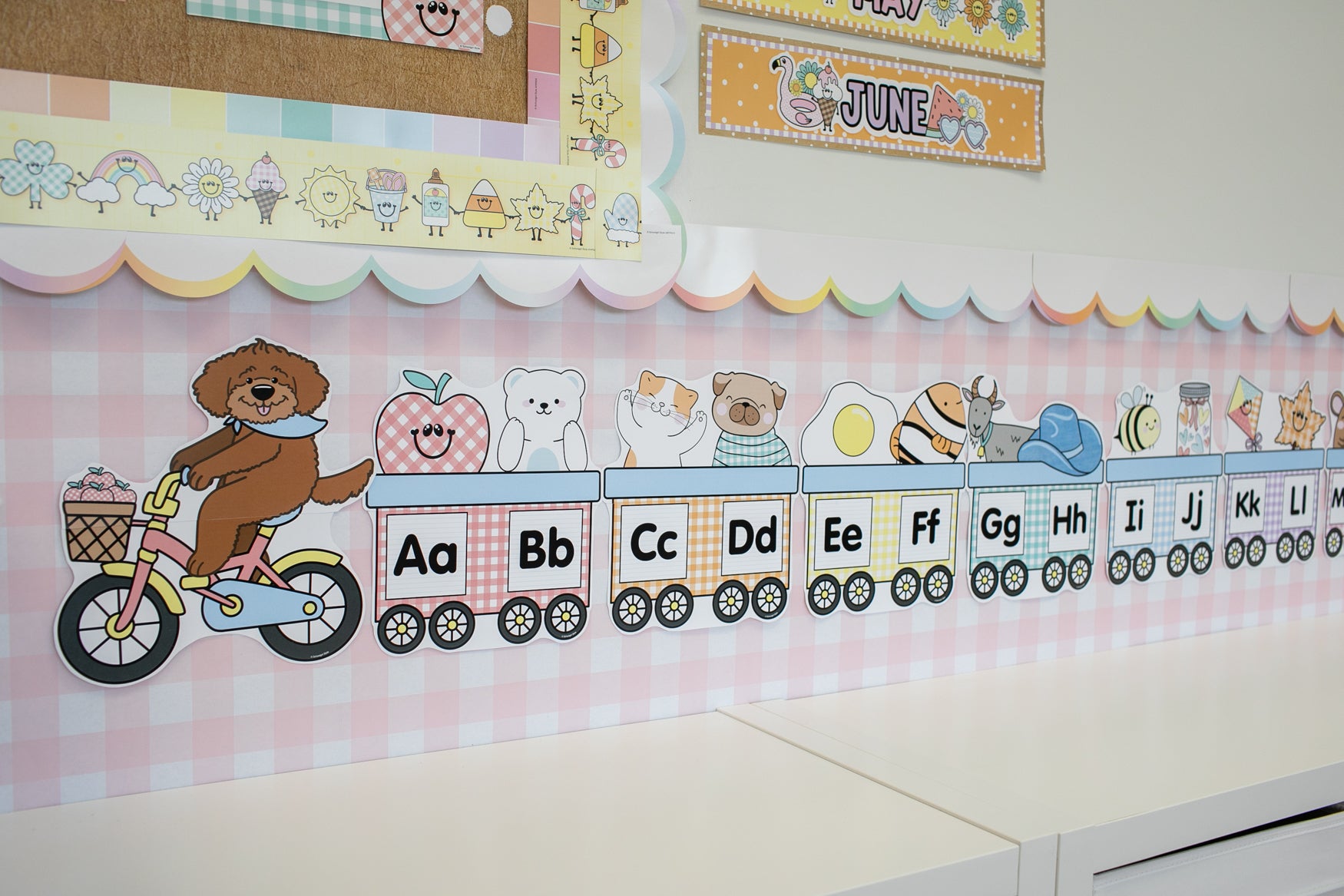 Printable Alphabet Wagon | A Year In Pastel