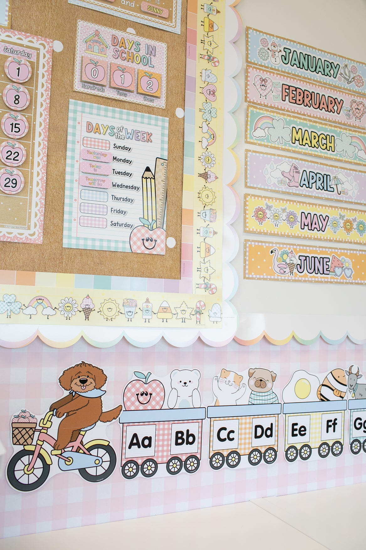 Printable Alphabet Wagon | A Year In Pastel