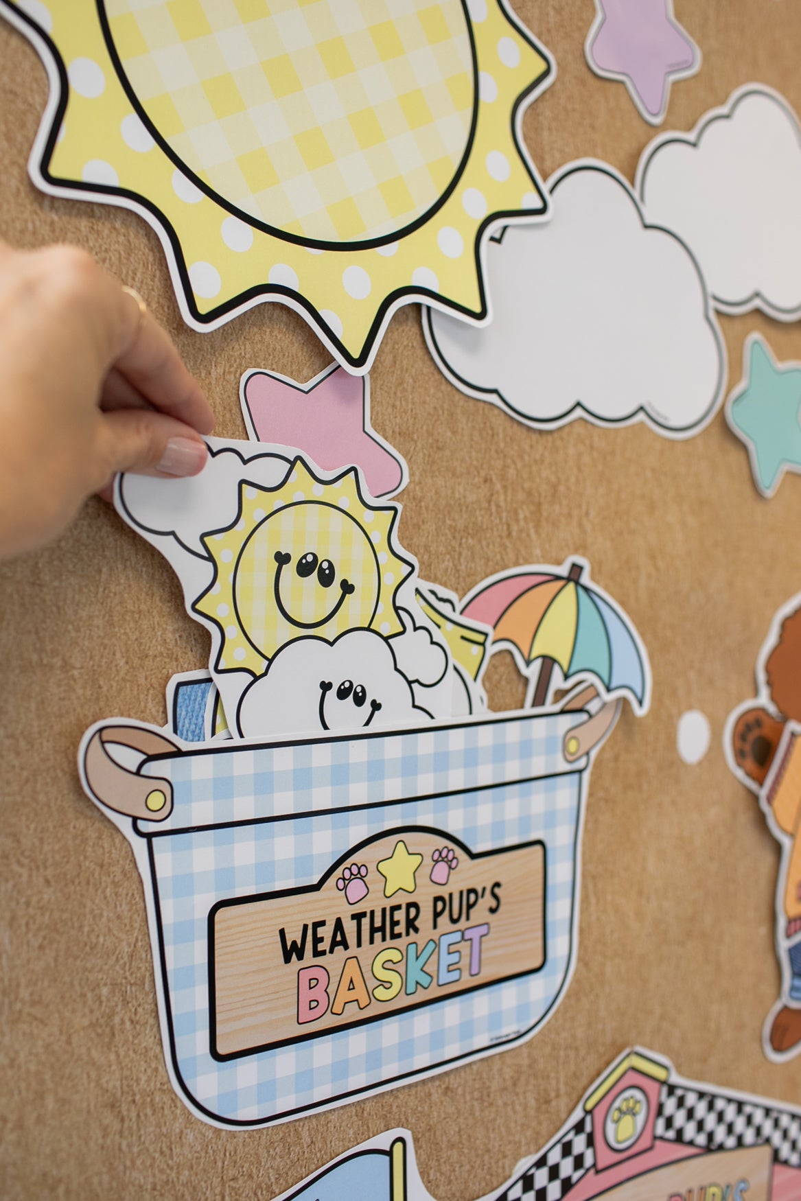 Printable Weather Pups Clubhouse Chart Bulletin Board Set | A Year In Pastel