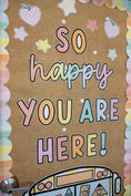 Load image into Gallery viewer, Printable So Happy You Are Here Door Decor | A Year In Pastel
