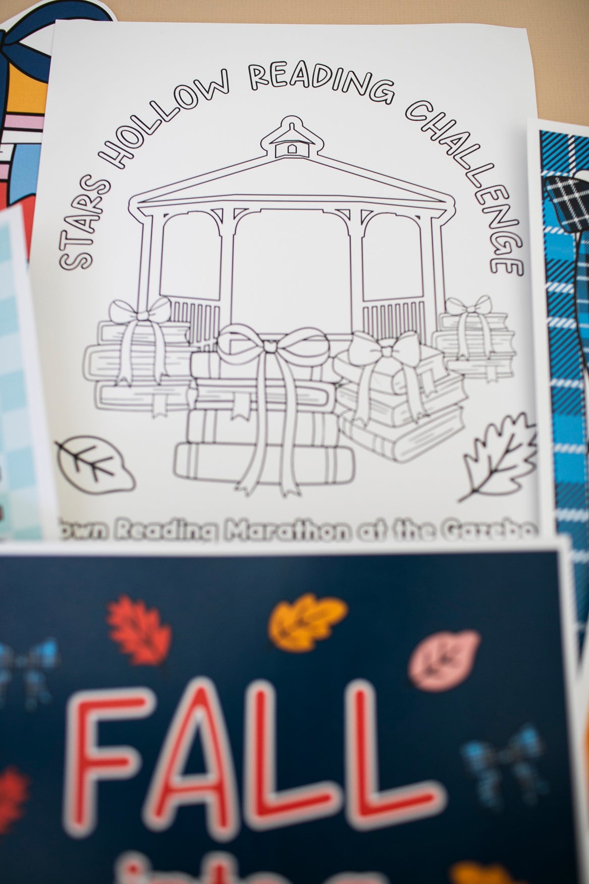 Gilmore Girls fall reading challenge bundle