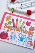 Load image into Gallery viewer, Free September Coloring Pages
