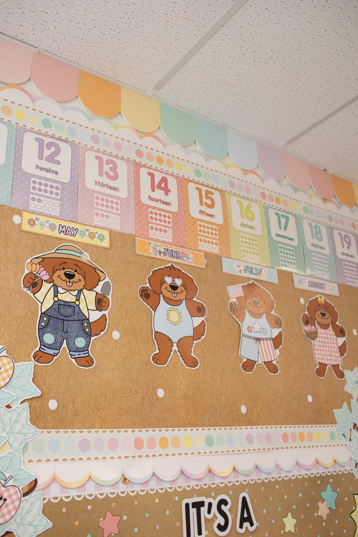 Printable Monthly Pup Series | A Year In Pastel