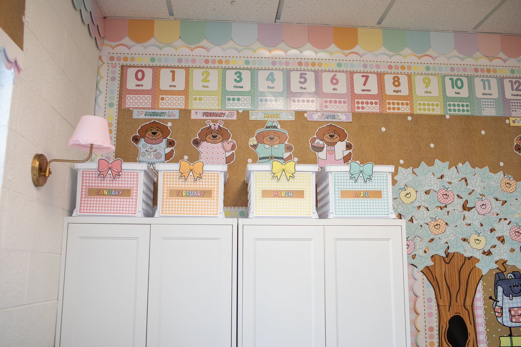 Printable Monthly Bin Labels | A Year In Pastel