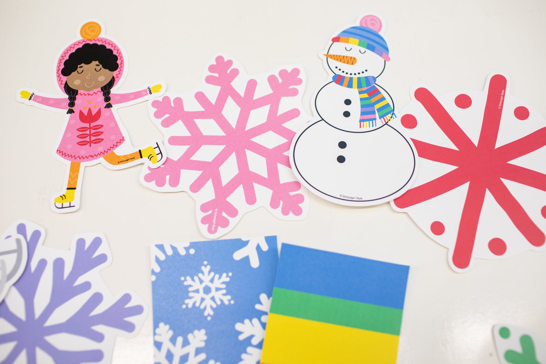 Printable Winter Snow Much Fun Bulletin Board Set