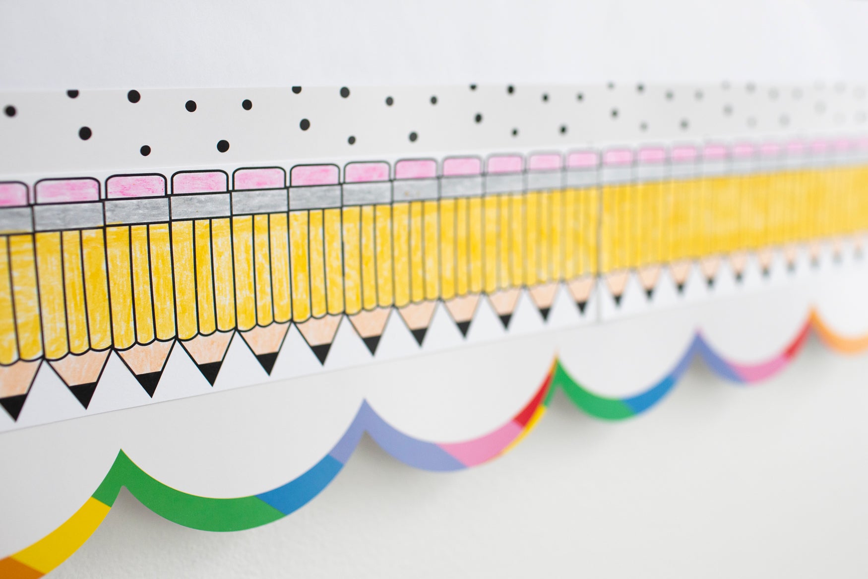 First Grade September Pencil Craftivity Bulletin Board Set