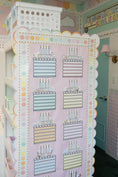 Load image into Gallery viewer, Printable Mint Marker Dots Border | A Year In Pastel

