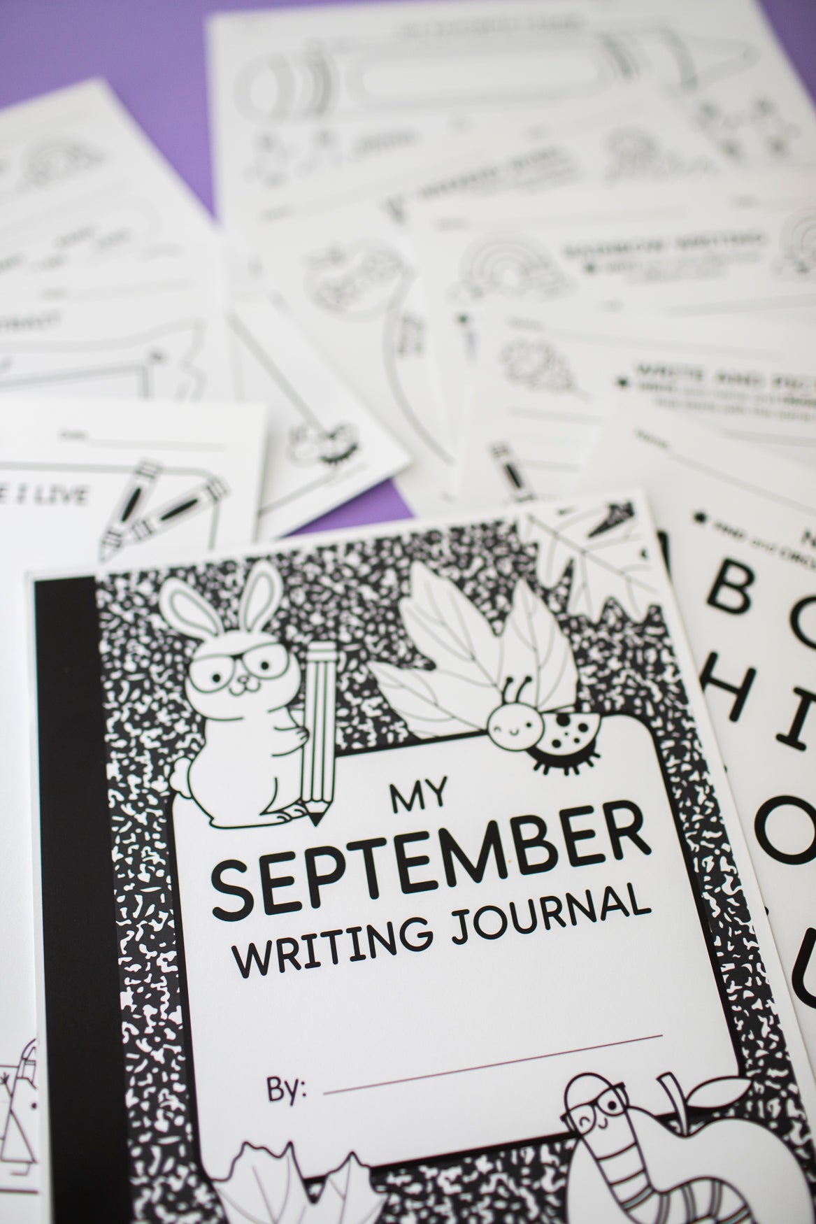 Kindergarten September Writing Bundle