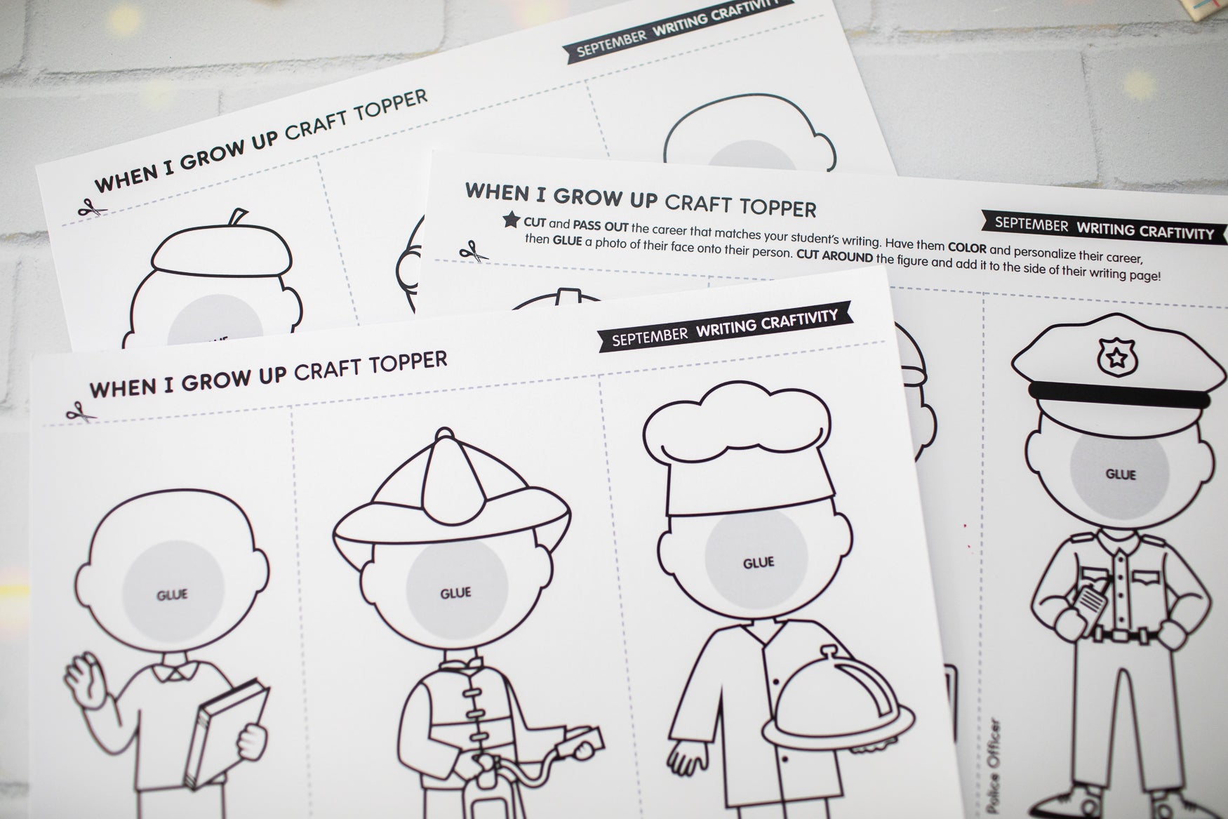 When I Grow Up Craftivity