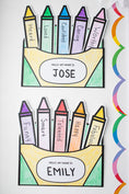 Load image into Gallery viewer, Second Grade September Crayon Box Craftivity Bulletin Board Set
