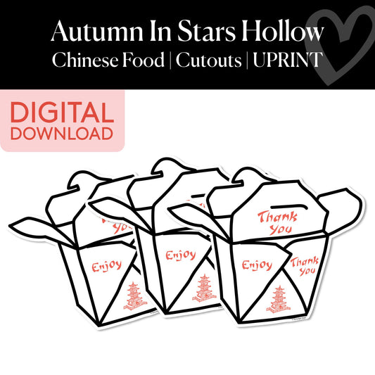 Chinese Food | Fall Cutouts | Autumn In Stars Hollow