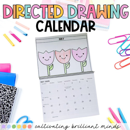 Mother's Day Calendar 2024-2025 | Mother's Day Gifts | Directed Drawing | Parent