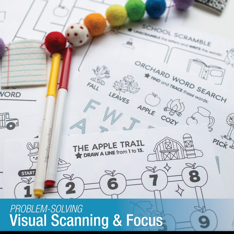 September Mazes and Word Searches