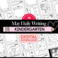Load image into Gallery viewer, Printable Kindergarten May Daily Writing
