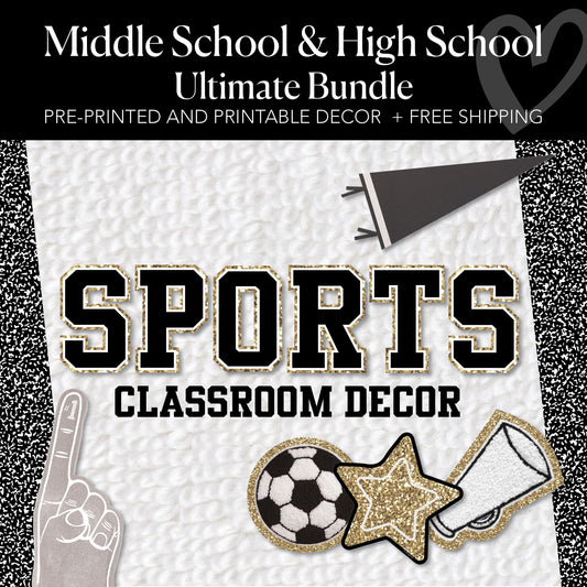 Sports Classroom Decor | Middle School & High School Ultimate Bundle