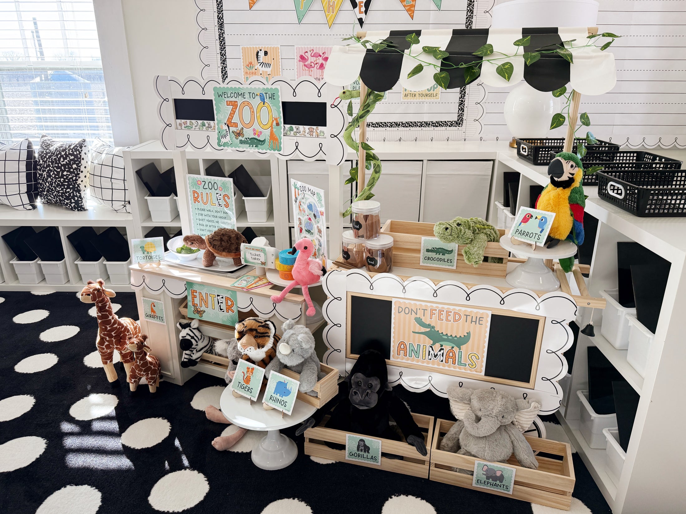 Printable March Dramatic Play At The Zoo