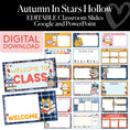 Load image into Gallery viewer, Fall Editable Classroom Slides | Autumn In Stars Hollow

