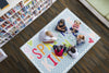"Sprinkle Kindness" Checkerboard Rug | Rainbow Classroom Rug  | Schoolgirl Style