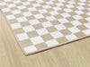 Brown and White Checkerboard Are Rug | Home Decor  | Style House Design Studio