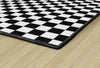Black and White Checkerboard Rug | Neutral Classroom Rug | Retro Hopscotch | Schoolgirl Style