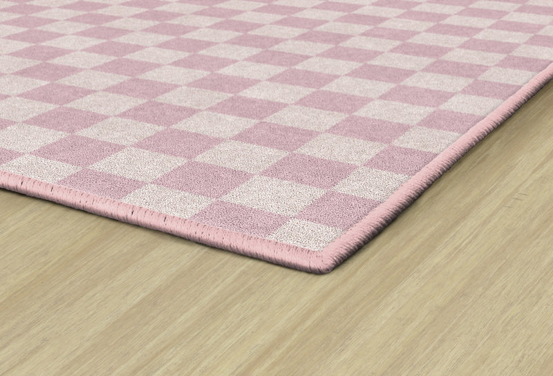 Pink Checkerboard Rug | Classroom Rug | Pink Ladies Hopscotch | Schoolgirl Style
