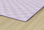 Lavender Checkerboard Rug | Classroom Rug | Lavender Haze Hopscotch | Schoolgirl Style