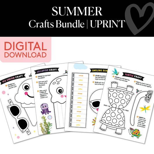 Printable Summer Crafts Bundle